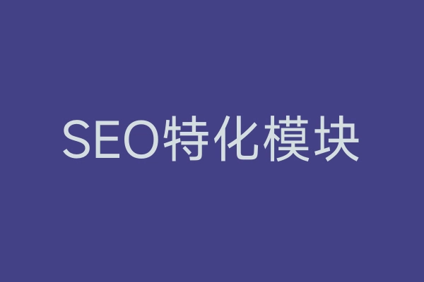 SEO特化模块